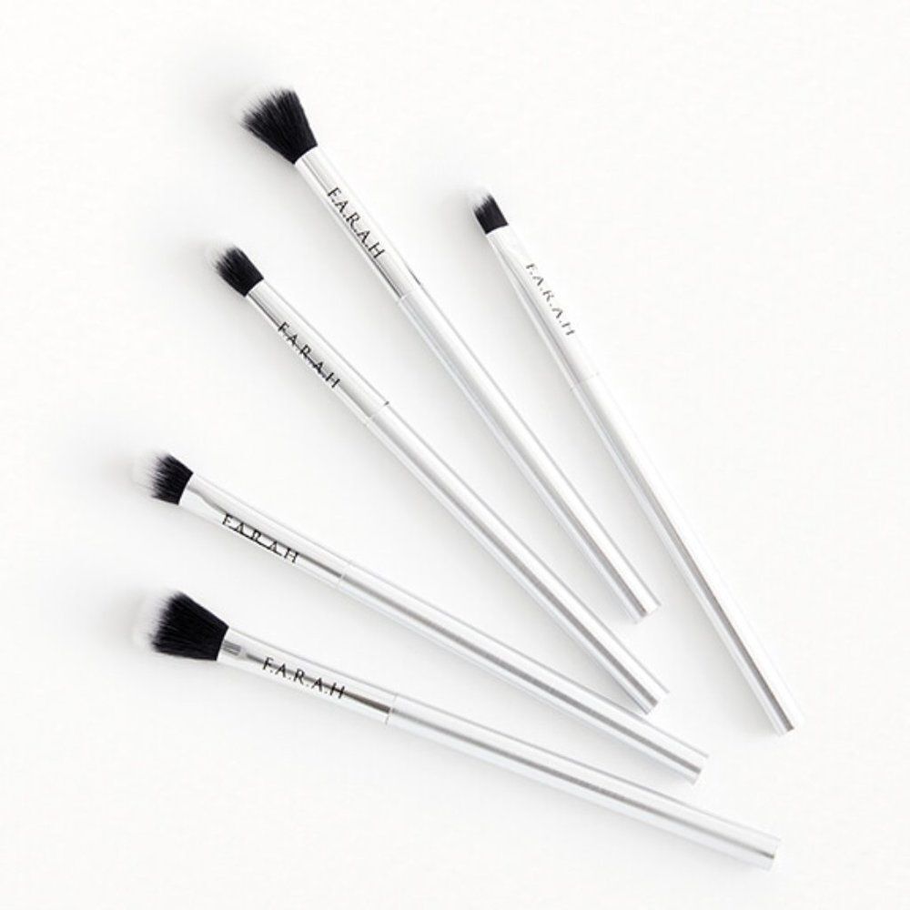 F.A.R.A.H. 5 Piece Eye Perfection Brush Set New in Package
